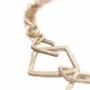 Jewelry - Necklace with trapezoid rings in blond horn - L INDOCHINEUR X RIVÊT