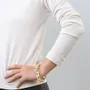 Bracelets - Bracelet maille en corne blonde - L INDOCHINEUR X RIVÊT