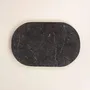 Kitchen utensils - Oval cutting board in black marble - L INDOCHINEUR X RIVÊT