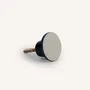 Artistic hardware - Straight-edge wall hook, grey and midnight blue lacquer, size S - L INDOCHINEUR X RIVÊT