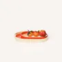 Trays - Set of 2 oval trays 45 X 28 - 40 X 25 Orange/Sand and Sand/Orange - L INDOCHINEUR X RIVÊT