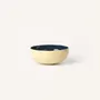 Bowls - Coconut bowl in midnight blue and sand lacquer - L INDOCHINEUR X RIVÊT