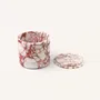 Coffrets et boîtes - Boîte Jupiter en marbre rouge et blanc - L INDOCHINEUR X RIVÊT