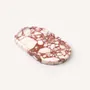 Ustensiles de cuisine - Plateau oval en marbre rouge et blanc L - L INDOCHINEUR X RIVÊT