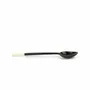Cutlery set - Set of 6 spoons in black horn with white bone handle - L INDOCHINEUR X RIVÊT