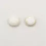 Bijoux - Boucles d'oreilles "Mont" en corne blonde - Tiges - Laque Violet - L INDOCHINEUR X RIVÊT