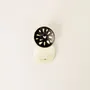Brooches - Double round brooche in white horn Terrazo style - L INDOCHINEUR X RIVÊT