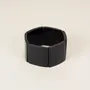 Bracelets - 7-piece articulated bracelet in matte black horn - Buffalo black horn - L INDOCHINEUR X RIVÊT