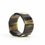 Bracelets - 7-piece articulated bracelet in matte black horn - Buffalo black horn - L INDOCHINEUR X RIVÊT