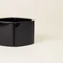 Bracelets - 7-piece articulated bracelet in matte black horn - Marbled black horn - L INDOCHINEUR X RIVÊT