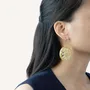 Jewelry - Calais lace earrings in African white horn - Marbled blond horn - L INDOCHINEUR X RIVÊT