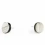 Jewelry - Pastille earrings in marbled blond horn - Studs - Marbled black horn - L INDOCHINEUR X RIVÊT