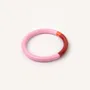 Bracelets - Bracelet rond bois laqué rouge terracotta, rose et - Multicolore - L INDOCHINEUR X RIVÊT