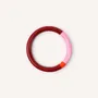 Bracelets - Bracelet rond bois laqué rouge terracotta, rose et - Multicolore - L INDOCHINEUR X RIVÊT