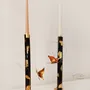 Decorative objects - Old bronze BUTTERFLY VEILLEUR candle holder - FRÉDÉRIQUE TILLY