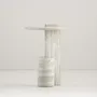 Other tables - On –  Side Table in Roman Travertine - PISTORE MARMI