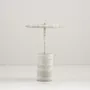 Other tables - On –  Side Table in Roman Travertine - PISTORE MARMI