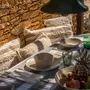 Cushions - TARIFA - 100% cotton cushion Chanvre – Square 50×50 - MASAME