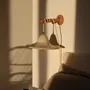 Hanging lights - SOLLIÈS - Solid wood portable lamp wall hook – Light oak - MASAME
