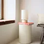 Night tables - ROUCAS - Ceramic side table – S - Ø31 H40 cm – Calcaire - MASAME