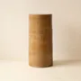 Tables de nuit - ROUCAS - Table d'Appoint Céramique – L - Ø33 H68 cm – Ambre - MASAME
