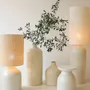 Floor lamps - CALLA M - Ceramic floor lamp H93 cm – raffia shade - MASAME