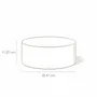 Tables basses - ENDOUME - Table Basse Ronde Céramique – S - Ø47 H25 cm – Safran - MASAME