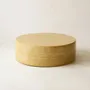 Coffee tables - ENDOUME - Round ceramic coffee table – M - Ø60 H18 cm – Safran - MASAME