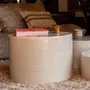 Coffee tables - ENDOUME - Round ceramic coffee table – L - Ø55 H35 cm – Calcaire - MASAME