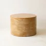 Tables basses - ENDOUME - Table Basse Ronde Céramique – L - Ø55 H35 cm – Ambre - MASAME