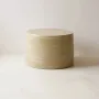 Coffee tables - ENDOUME - Round ceramic coffee table – L - Ø55 H35 cm – Lin - MASAME