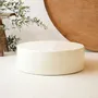 Coffee tables - ENDOUME - Round ceramic coffee table – M - Ø60 H18 cm – Calcaire - MASAME