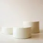 Coffee tables - ENDOUME - Round ceramic coffee table – M - Ø60 H18 cm – Calcaire - MASAME