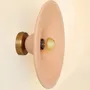Appliques - Gigaro L - Applique céramique brute Ø30 cm – Terracotta - MASAME