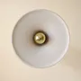 Wall lamps - Gigaro L - Raw ceramic wall light Ø30 cm – Chaux Blanche - MASAME