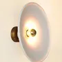 Wall lamps - Gigaro L - Raw ceramic wall light Ø30 cm – Chaux Blanche - MASAME