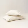 Coussins - GAOU - Coussin Coton Recyclé Blanc – Carré 50×50 - MASAME