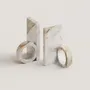 Design objects - Ring Mini - Set of 2 Calacatta Macchia Vecchia  Marble Bookends - PISTORE MARMI