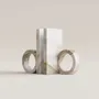 Design objects - Ring Mini - Set of 2 Calacatta Macchia Vecchia  Marble Bookends - PISTORE MARMI