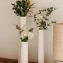 Vases - SORRENTE - Sandy white earthenware vase – L - Ø11.5 H60 cm - MASAME