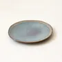 Everyday plates - GAUDINA - Large round stoneware plate – Iode - MASAME