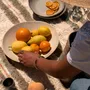 Platter and bowls - GAUDINA - Large stoneware serving dish – Dune - MASAME