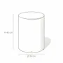 Tables de nuit - ROUCAS - Table d'Appoint Céramique – M - Ø34 H46 cm – Lin - MASAME