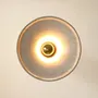 Wall lamps - Gigaro L - Glazed ceramic wall light Ø30 – Sable - MASAME
