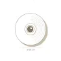 Wall lamps - Gigaro M - Raw ceramic wall light Ø23 cm – Chaux Blanche - MASAME