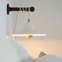 Wall lamps - Gigaro L - Raw ceramic portable lamp Ø30 cm – Chaux Blanche - MASAME
