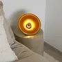 Wall lamps - Gigaro M - Glazed ceramic portable lamp Ø23 – Miel - MASAME