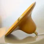 Wall lamps - Gigaro M - Glazed ceramic portable lamp Ø23 – Miel - MASAME
