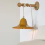 Wall lamps - Gigaro M - Glazed ceramic portable lamp Ø23 – Miel - MASAME