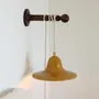 Wall lamps - Gigaro M - Glazed ceramic portable lamp Ø23 – Miel - MASAME